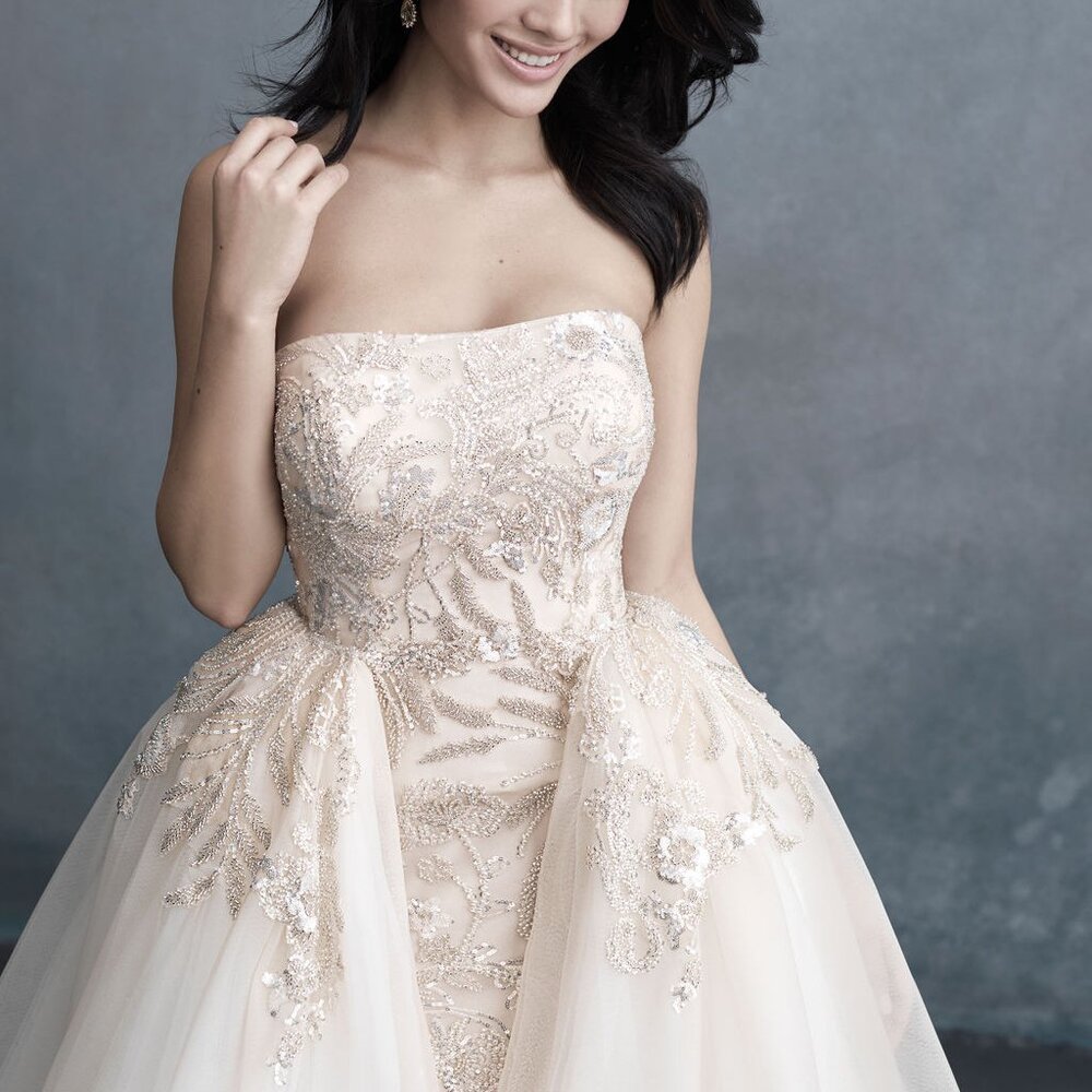 Allure Couture C584 Bridal Wedding Gown Dress sz 6